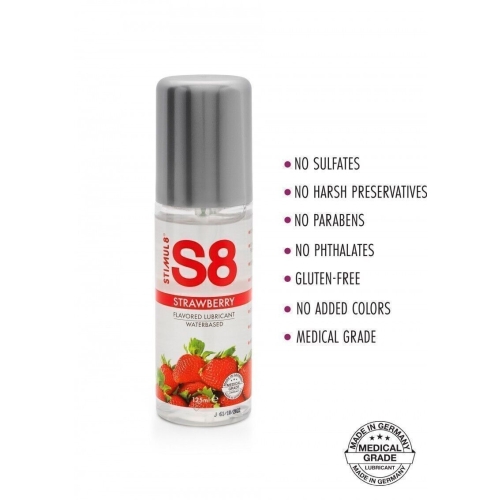 S8 WB Lubrificante Fragola Aromatizzato 125ml