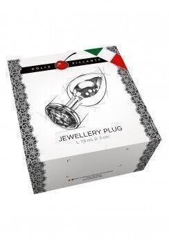 plug anale Jewellery Ribbed Silver