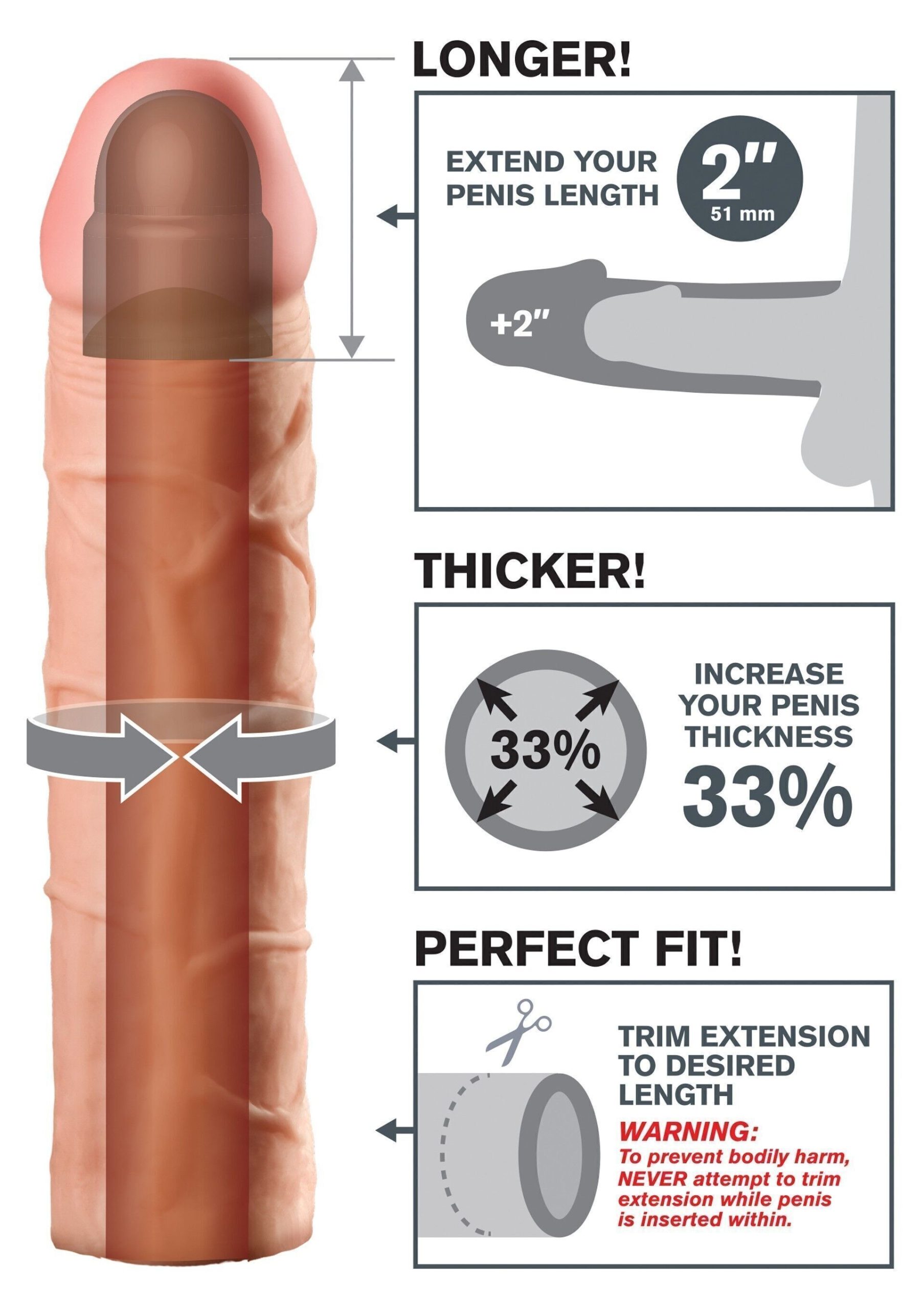 FX Perfect 2 Inch Extension