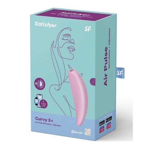 Stimolatore Satisfyer Curvy3 + Rosa