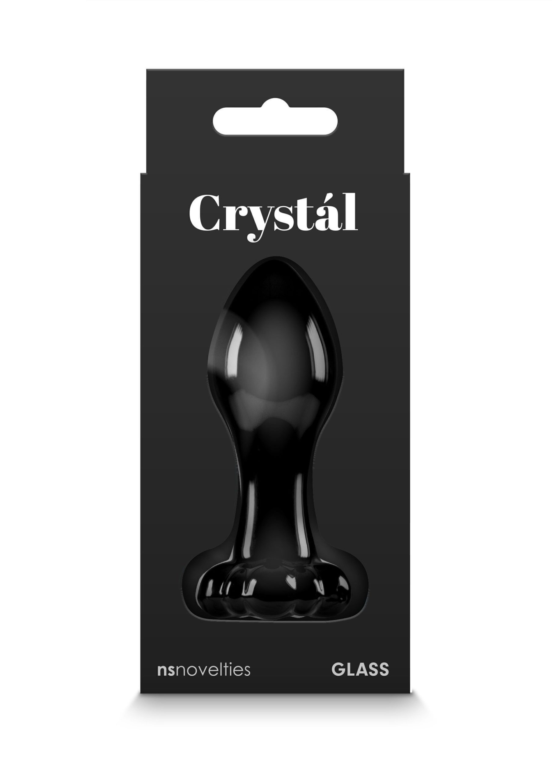 Crystal Flower Glass Black
