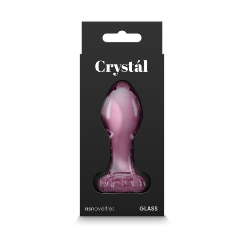 Crystal Flower Glass Pink