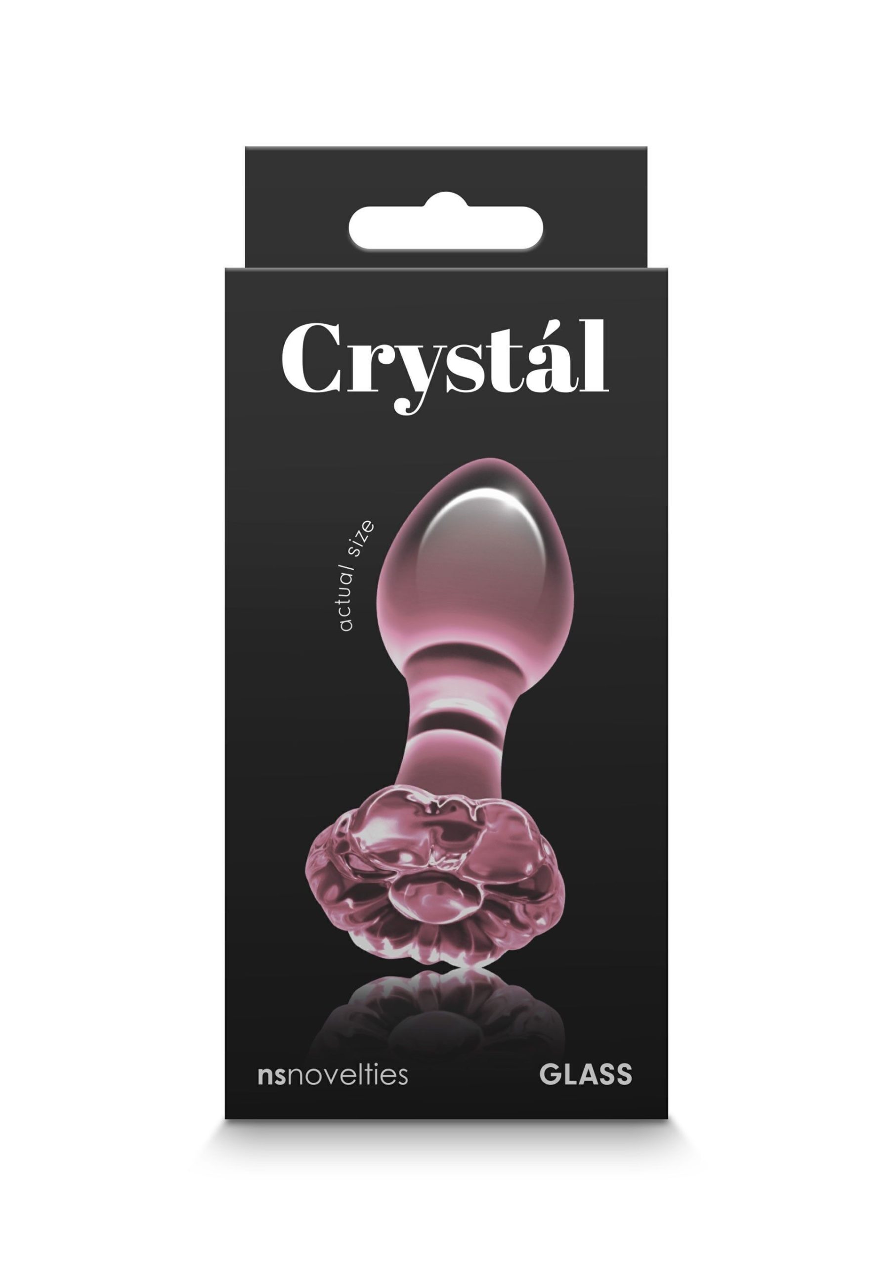 Crystal Flower Glass Pink
